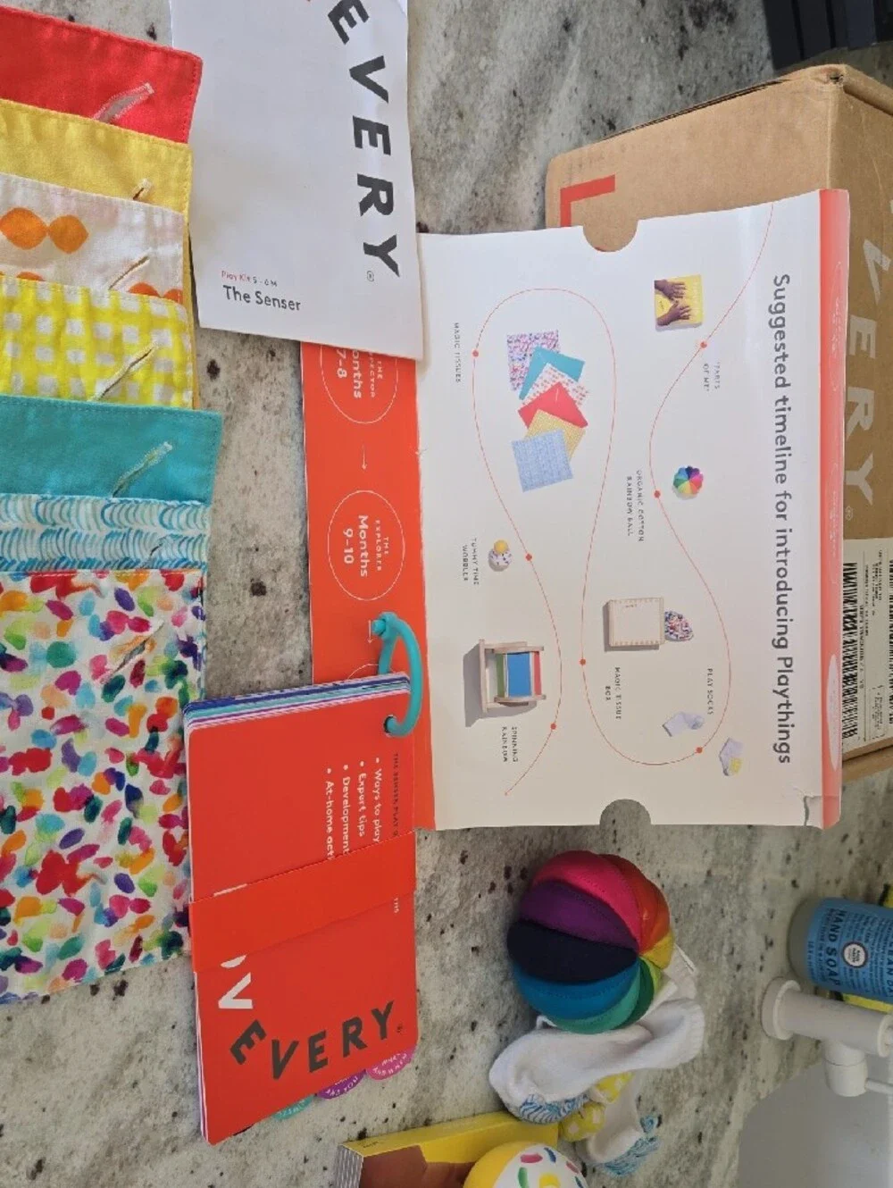 Lovevery Multi-Color Sensory Play Set for Toddlers